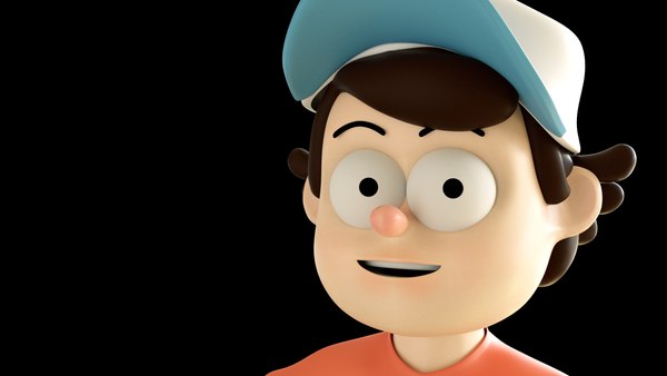 modelo 3d Dipper Pines - Gravity Falls Character - TurboSquid 2073886
