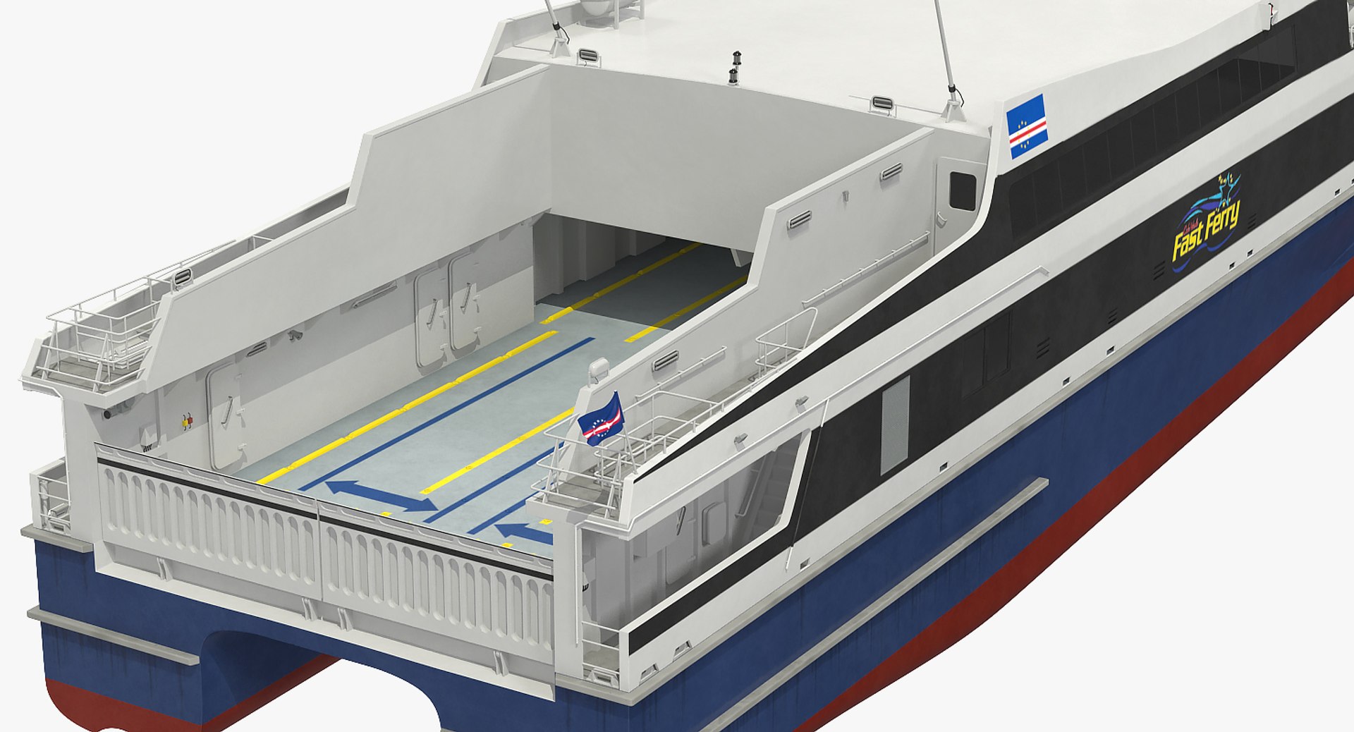 3D Ferry Fast Ropax 4512 Model - TurboSquid 1397833