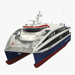 3D ferry fast ropax 4512 model