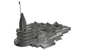 Shree RAM Mandir Ayodhya 3D model