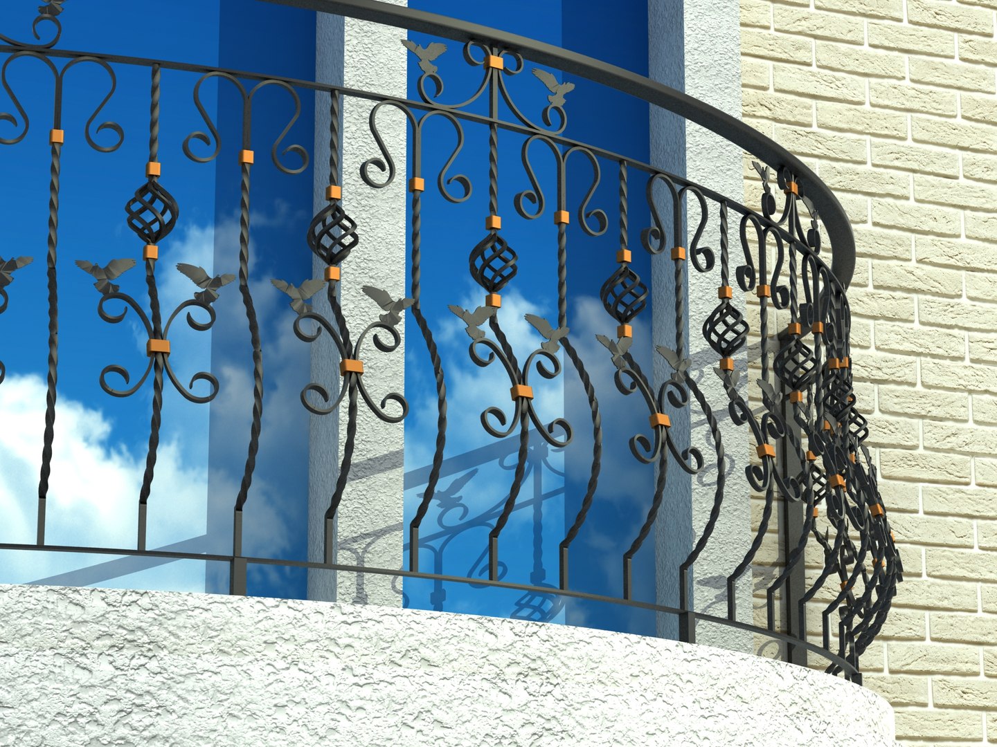 Balcony Balcon 3d Model