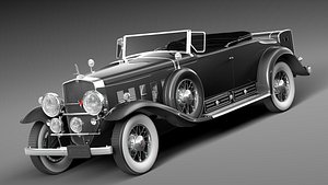 cadilac cadillac 1930 luxury 3d c4d