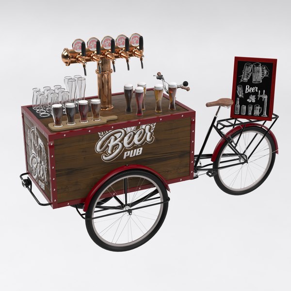 Maak leven Fjord schild 3D model beer bike - TurboSquid 1657813
