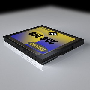 cf card 3d model