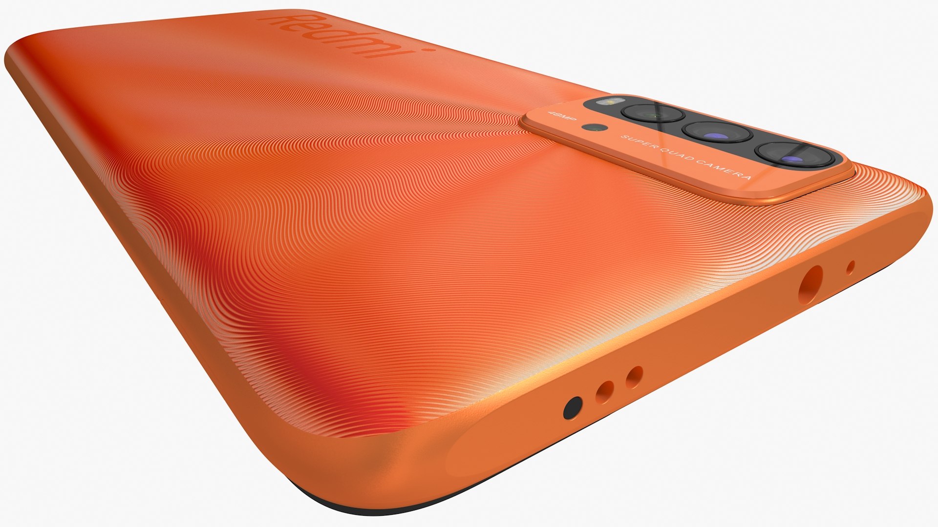 3D Xiaomi Redmi 9T Red model - TurboSquid 1790160