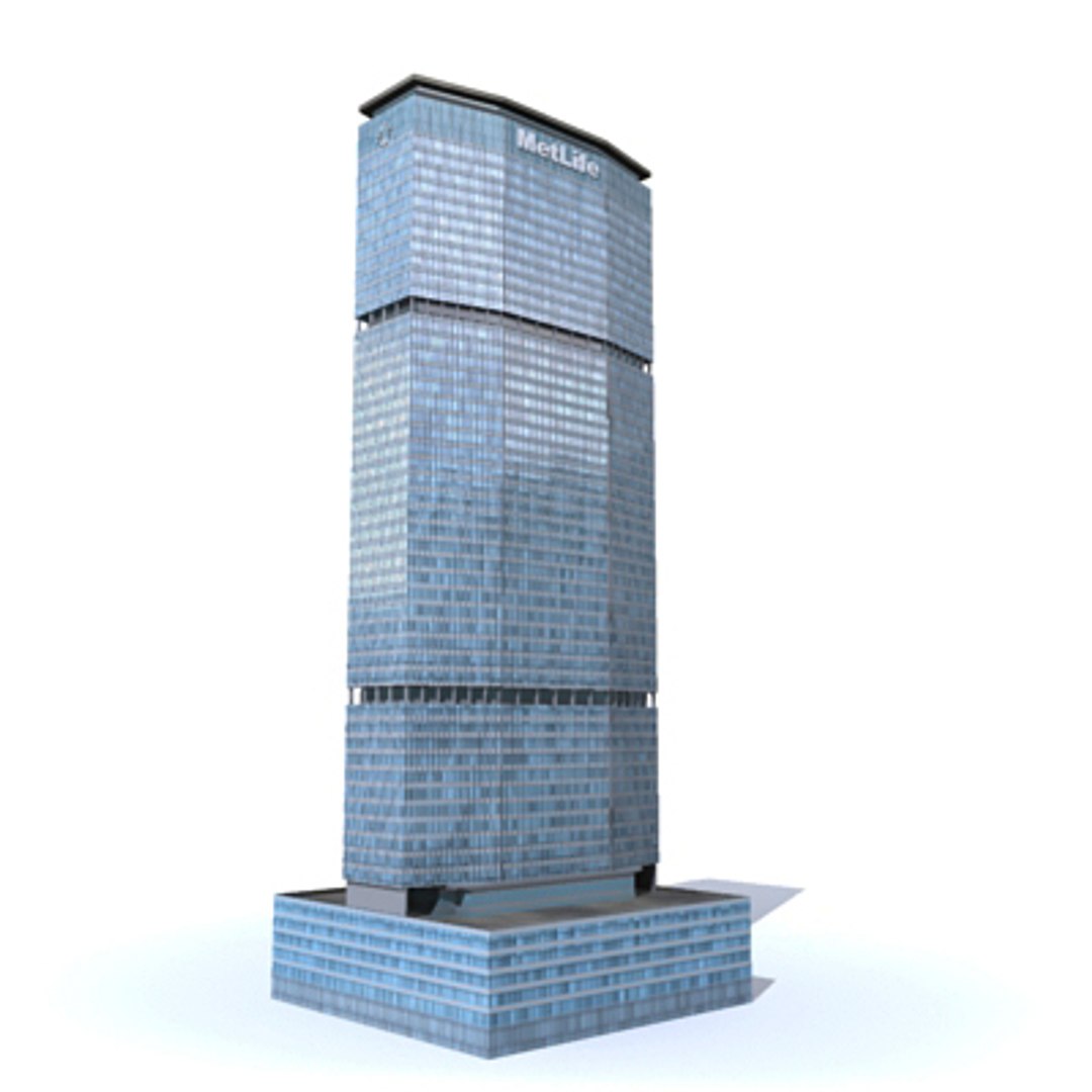 Metlife Building 3d Max