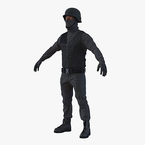 swat man afro american 3ds
