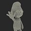3d smurf pose 2 fur