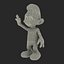 3d smurf pose 2 fur