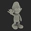 3d smurf pose 2 fur