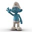 3d smurf pose 2 fur