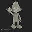 3d smurf pose 2 fur