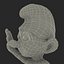 3d smurf pose 2 fur