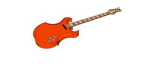 3d 3ds rose guitar