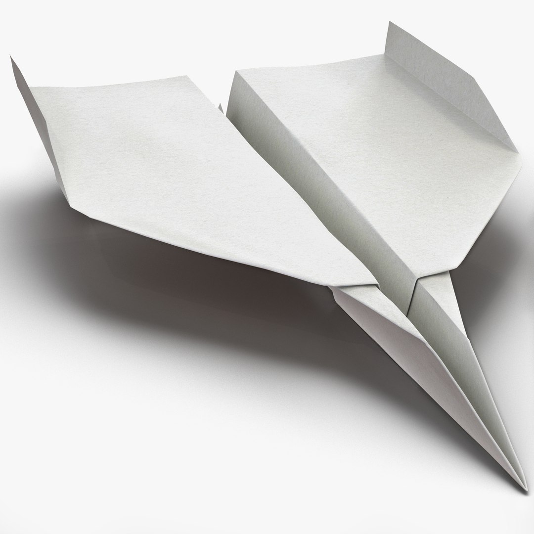 Paper Plane 7 3D model preview