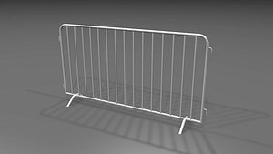 Crowd Barrier 3D model