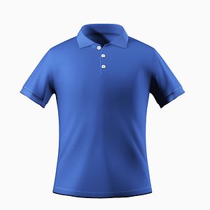 3d polo t shirt model