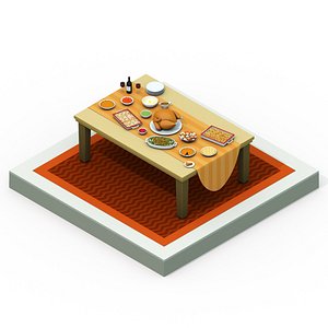 Isometric Thanksgiving Dinner