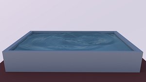 Animation Waves Water Low-poly