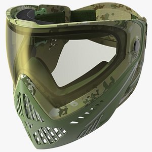 3D Airsoft Full Face Mask Camo