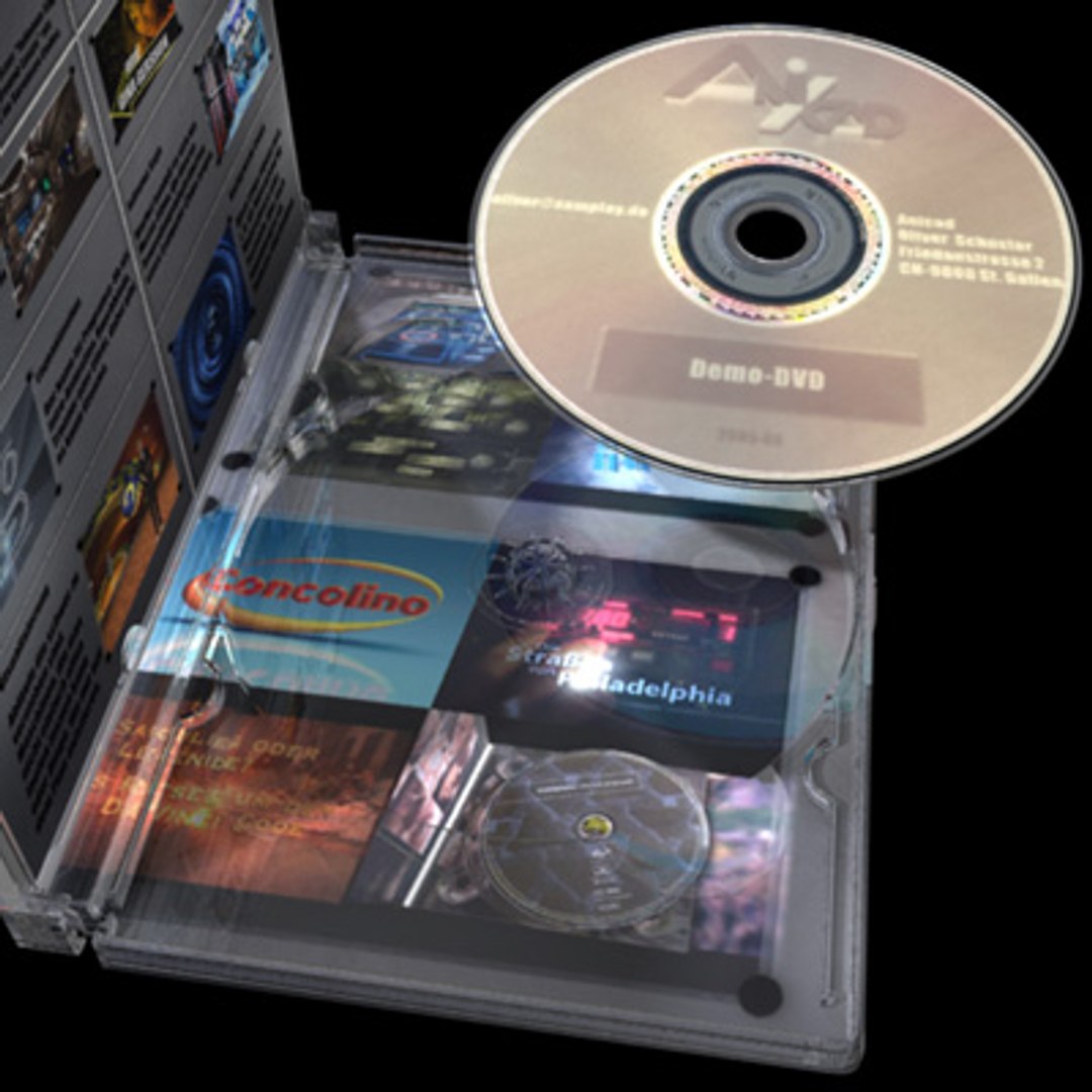 3d jewel dvd case model