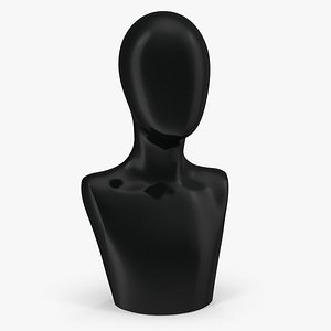 3D female plastic abstract mannequin