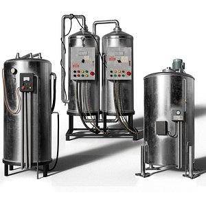 storage tanks collection 3D