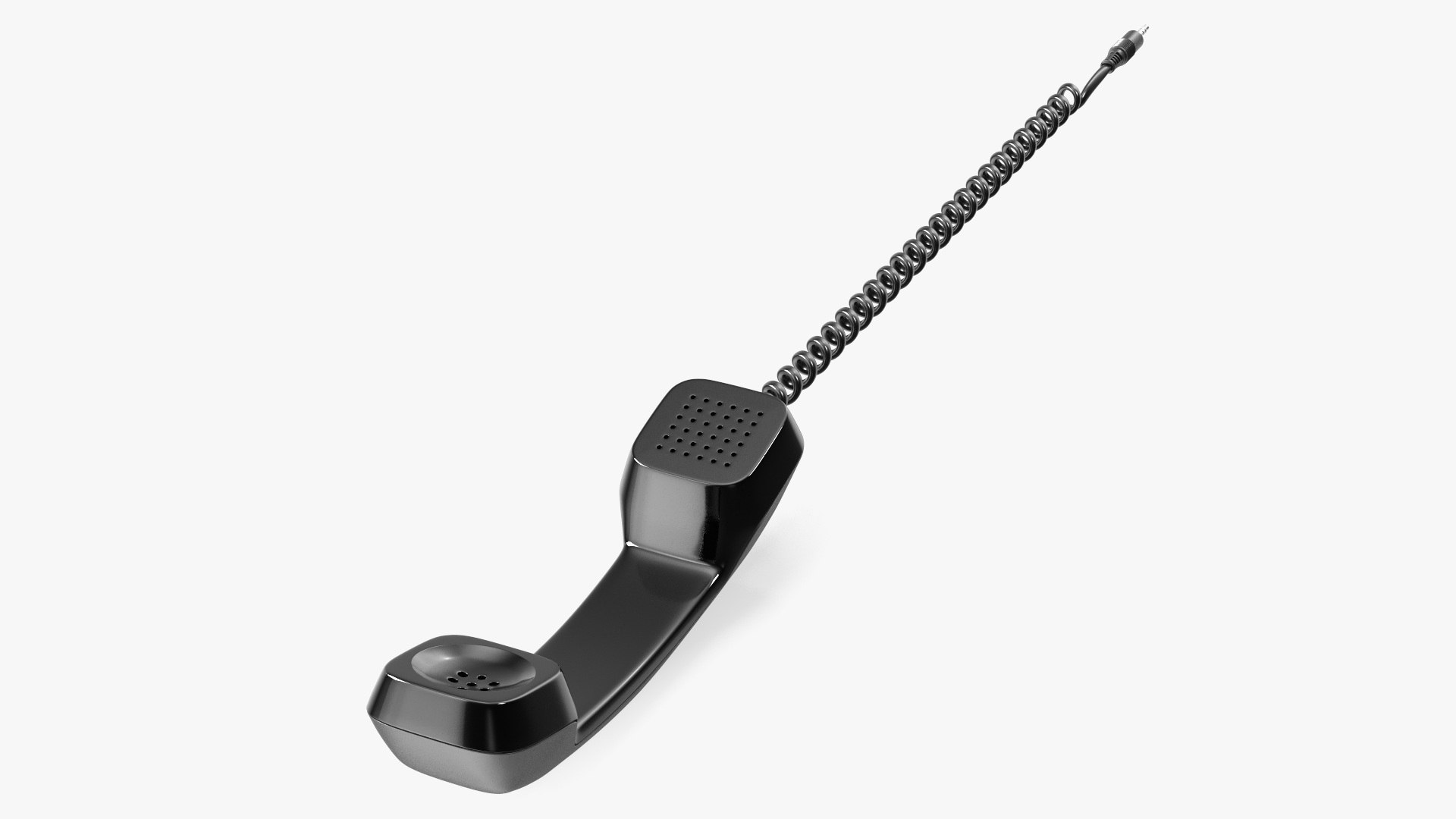Minijack Telephone Receiver 3D model preview