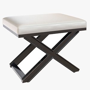 Tabouret X 1934 Jean-Michel Frank 3D