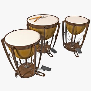 3d kettle drum model