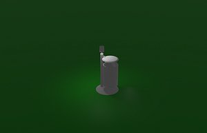 3D garbage containers model