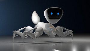 3D model robotic spider