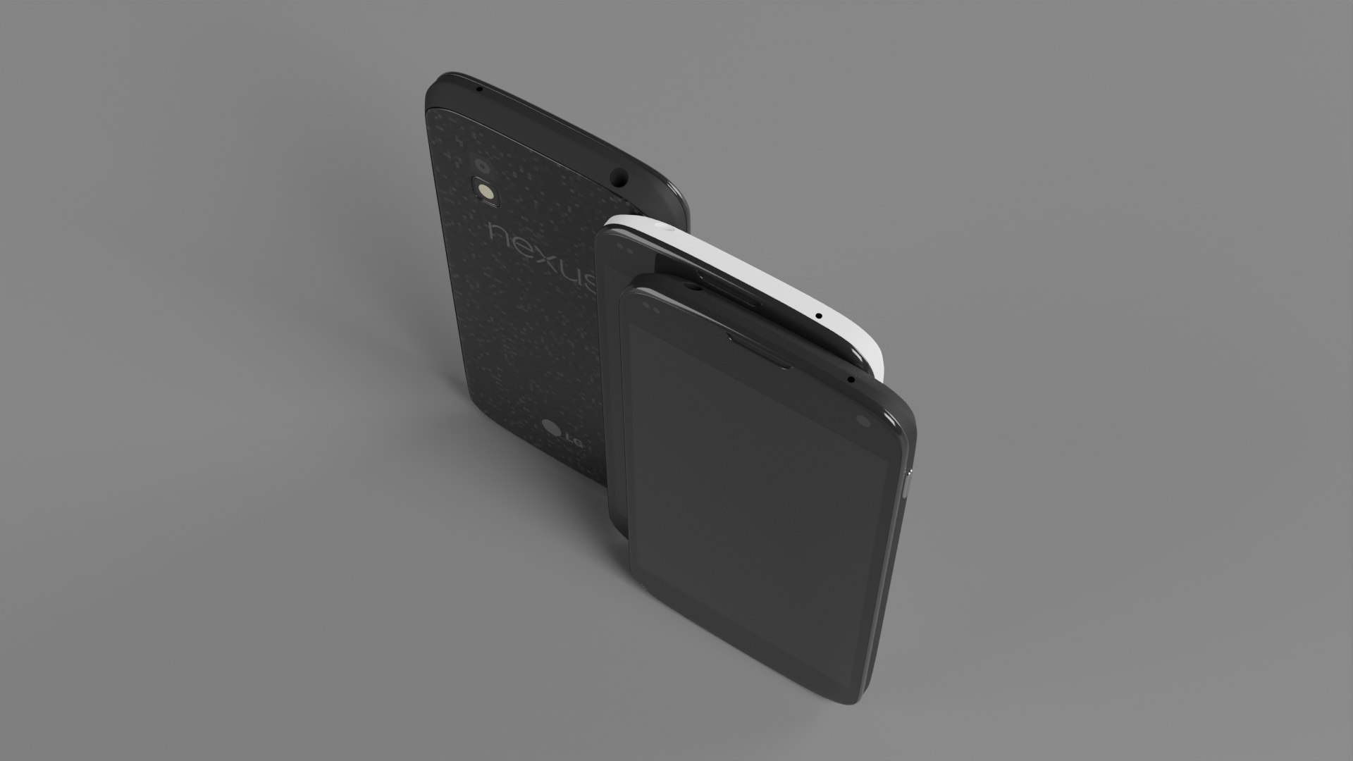 3D Model Nexus 4 Google All Colors - TurboSquid 2058663