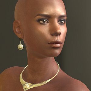 3D eliza bijou fashion model