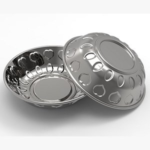Bowl with Heart Pattern model