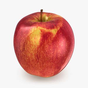 3D Red Apple