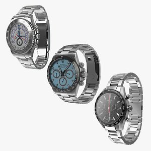 3D Men Wrist Watch Collection