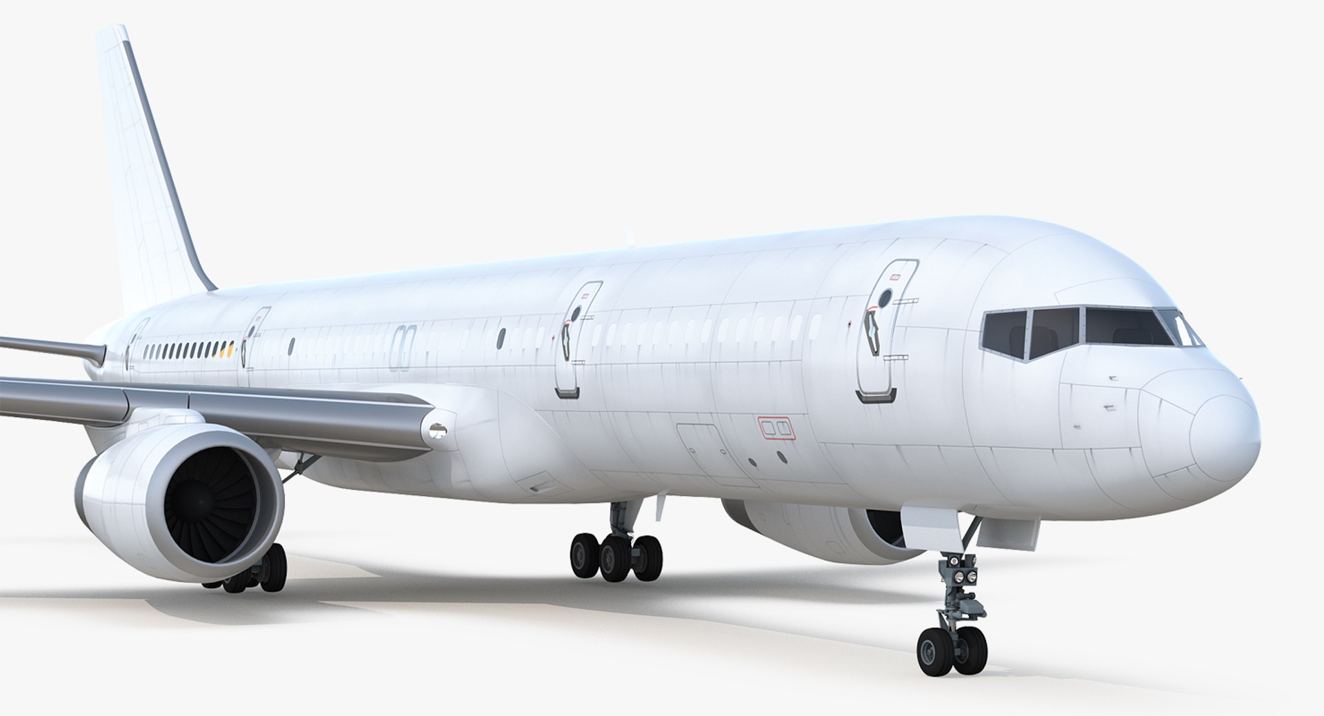 Boeing 757-200F Generic 3D Model preview