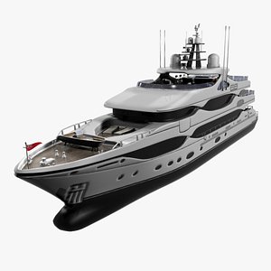 3dsmax yacht christensen cruising 43m
