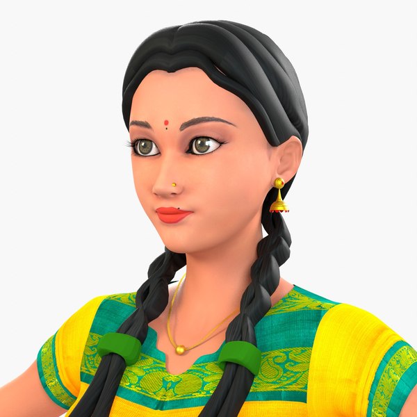 character indian 3D