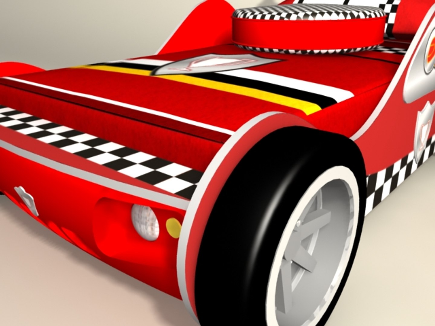 Race Bed 3d Model