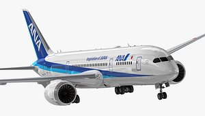 3D Boeing 787-8 All Nippon Airways