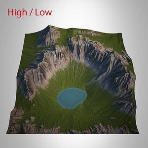 mountain landscape 3d max
