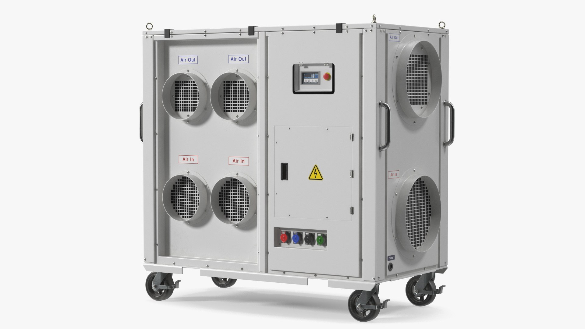 Industrial Air Conditioner 3D model preview