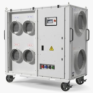 3D Industrial Air Conditioner model