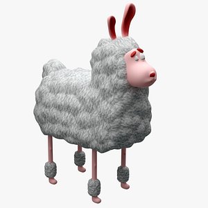Cartoon Sheep 3D model