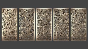Decorative panel set 82 3D model