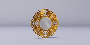 3D model Mirror  01  in Blender