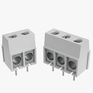 Board mounted screw terminals
