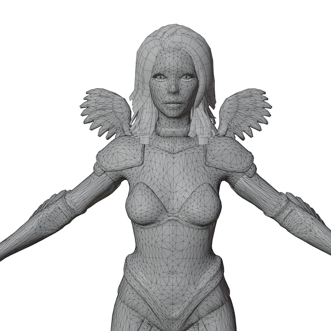 3d Model Sexy Female Warrior Princess Lady War Girl Rigged Turbosquid